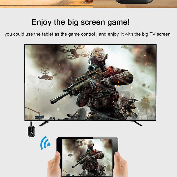 Mirascreen G9 Plus 2.4G/5G 4K Wireless H.265 HD Wifi Display Dongle for Miracast Airplay DLNA TV Stick for For Android IOS to TV