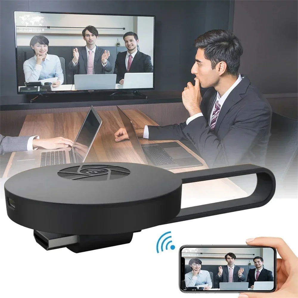 Chromecast Google WiFi HDMI Dongle HD 1080P/4K Media Streamer TV Stick for Smart TV iOS Android Smart Home Entertainment