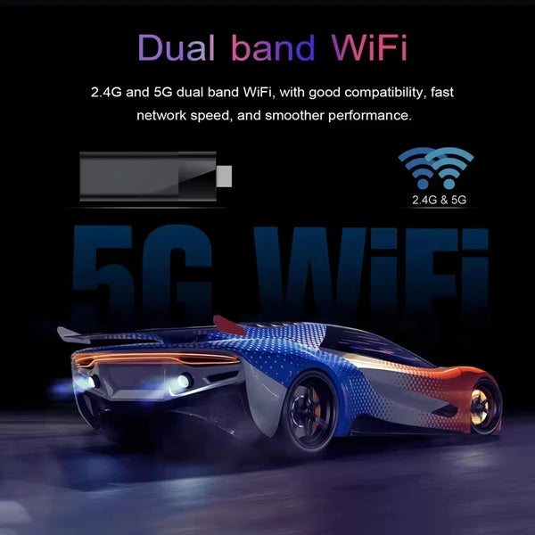 Q12 Android 16 Smart TV Stick Allwinner H313 8GB 256GB Support 8K 4K Media Player 4G 5G Wifi HDR10+ Google Voice Remote TV Box