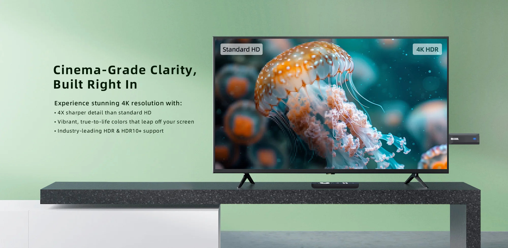 MECOOL MEgo 1 TV Stick Reltek Quad-core 8GB Google Android TV Sticks 4K Dolby Netflix TV Box 2025 High Quality Consoles