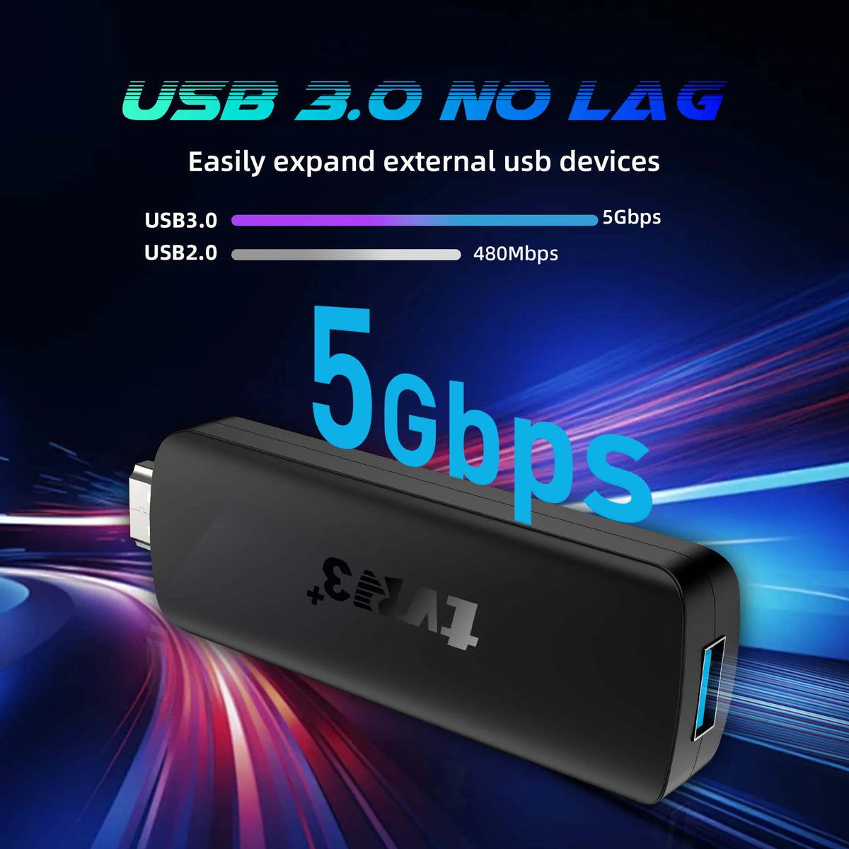 4K TV Stick Smart Android TV Stick RK3518 Quad Core Voice Remote Control WiFi6 8K HDR Android 14 TV Stick 2GB 16GB