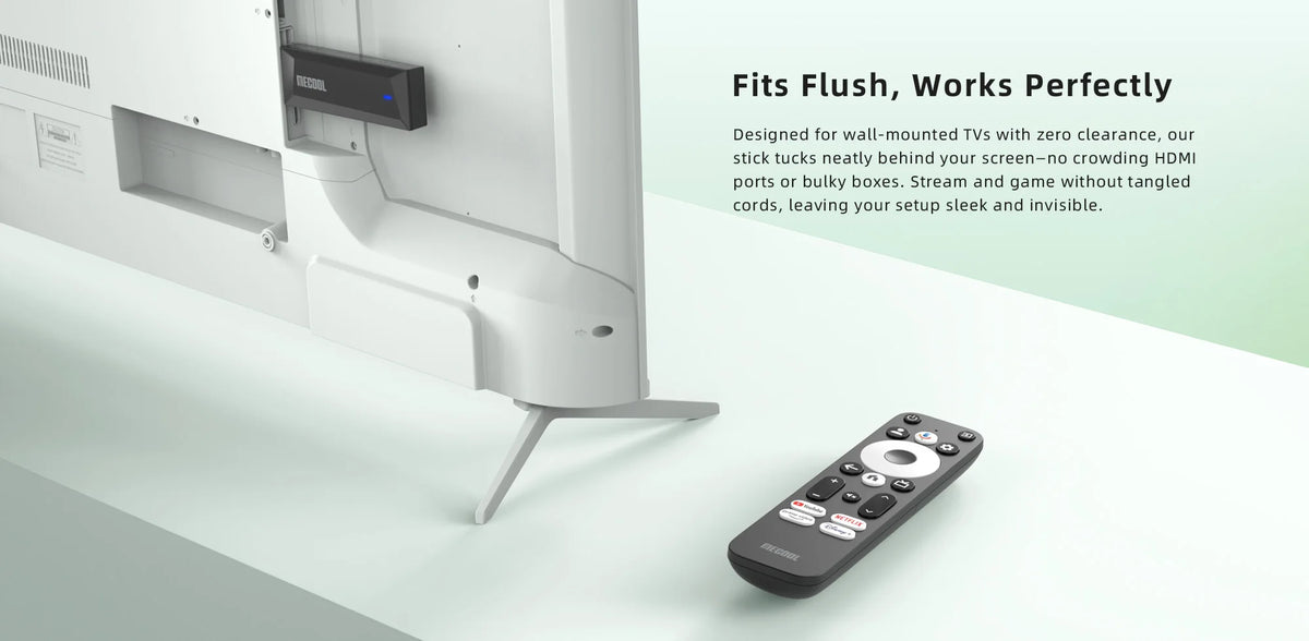 MECOOL MEgo 1 TV Stick Reltek Quad-core 8GB Google Android TV Sticks 4K Dolby Netflix TV Box 2025 High Quality Consoles