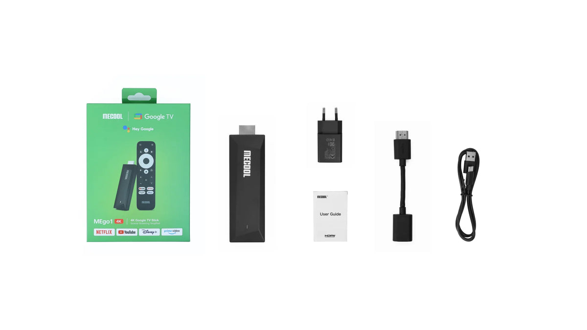 MECOOL MEgo 1 TV Stick Reltek Quad-core 8GB Google Android TV Sticks 4K Dolby Netflix TV Box 2025 High Quality Consoles