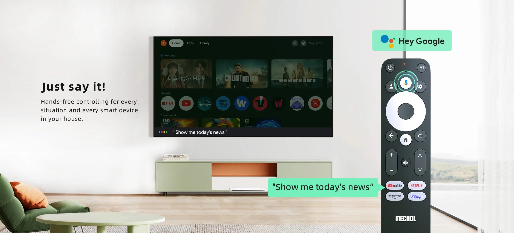 MECOOL MEgo 1 TV Stick Reltek Quad-core 8GB Google Android TV Sticks 4K Dolby Netflix TV Box 2025 High Quality Consoles