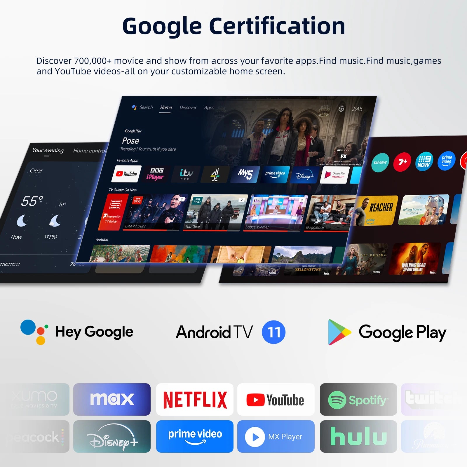 MECOOL KD5 TV Stick with  1G DDR4 +8G Netflix Google Certified 2.4G/5G WIFI Android 11 Media Receiver Stick Home Media Player
