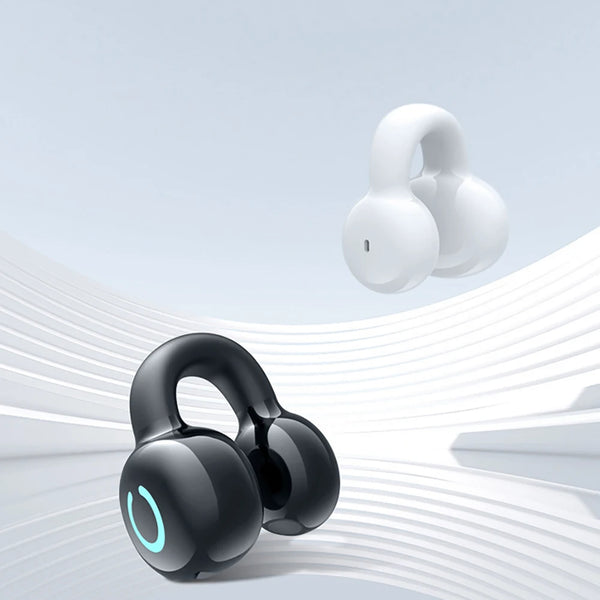 Bluetooth 5.3 Earphone Ear Clip Headphones TWS Wireless Headset HiFi Stereo Noise Reduction Earbud for Xiaomi iPhone Samsung