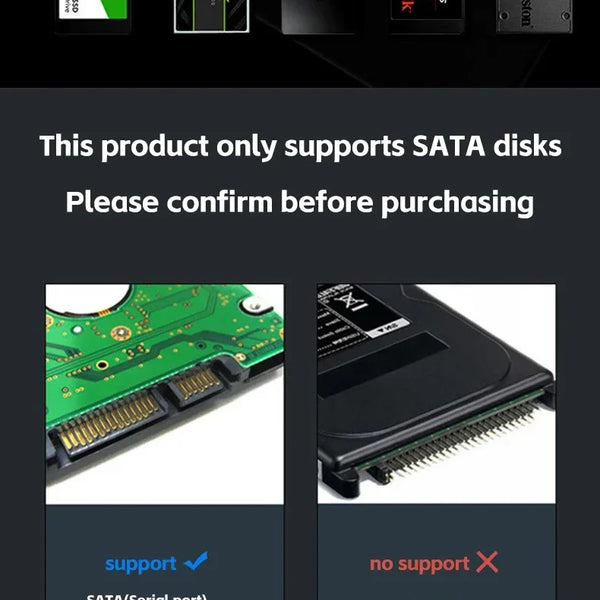 USB3.0 External HDD Case 5 6 Gbps 2.5 Inch Transparent Hard Disk Case Hard Drive Enclosure SATA HDD SSD Storage Case for Laptop